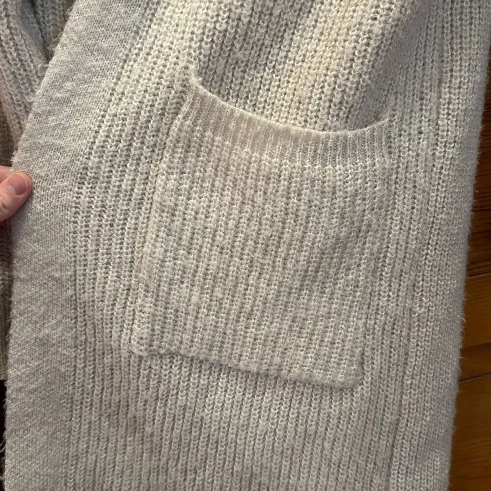 Apparis Joey 2 Cream Colored Open Knit Cardigan Women’s Extra Small - Picture 4 of 7